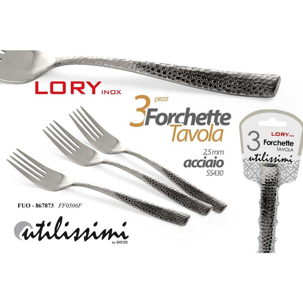 Fuo/S/3 Forchette 2,5Mm Ss430 Ff0506F - Argento - Posate | Mikasa