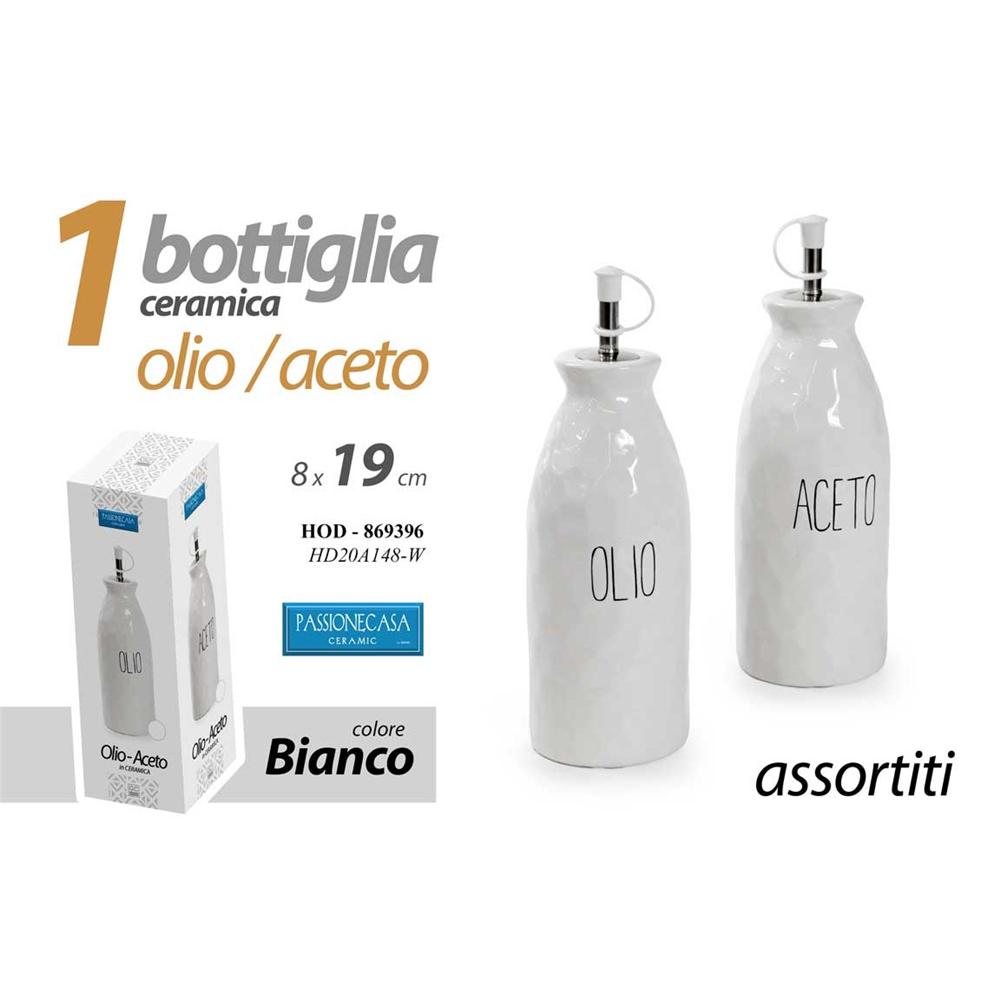 Hod/Bottigl Bia Cer As 8*19 Hd20A148/W - Ceramica Bianco - Oliere | Mikasa