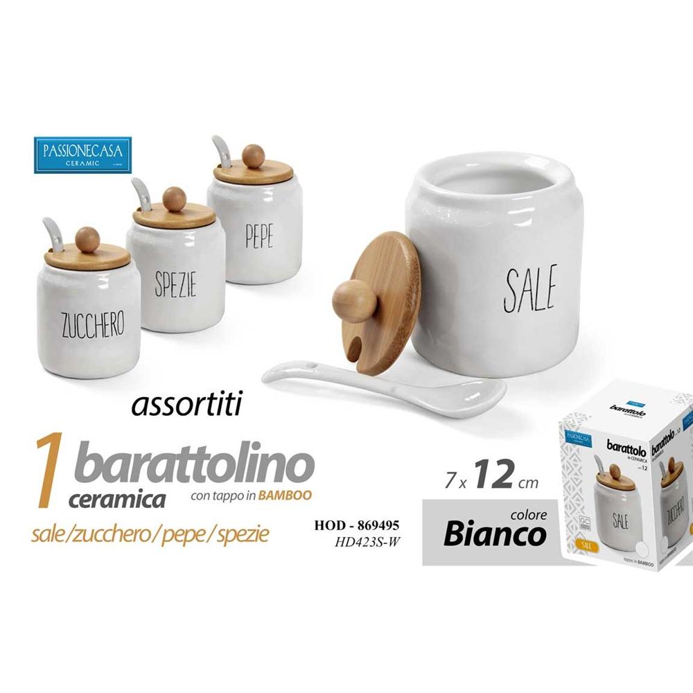 Hod/Barattolo  Ceram Ass 7*12Cm Hd423S/W