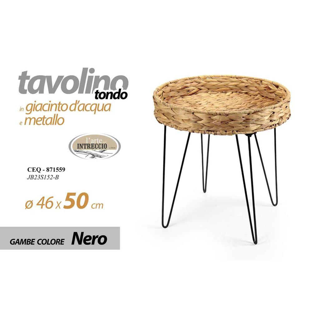 Ceq/Tavolino Met/Giac 46*50Cm Jb23S152/B