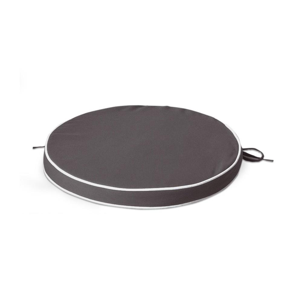 Seduta Tonda Diam. 40 Liberty Grigio - Tessuto non Tessuto Grigio - Cuscini Giardino | Mikasa