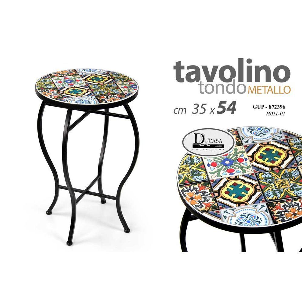 Gup/Tavolino Met-Pias 35*35*54Cm H034 - Tavoli Giardino | Mikasa