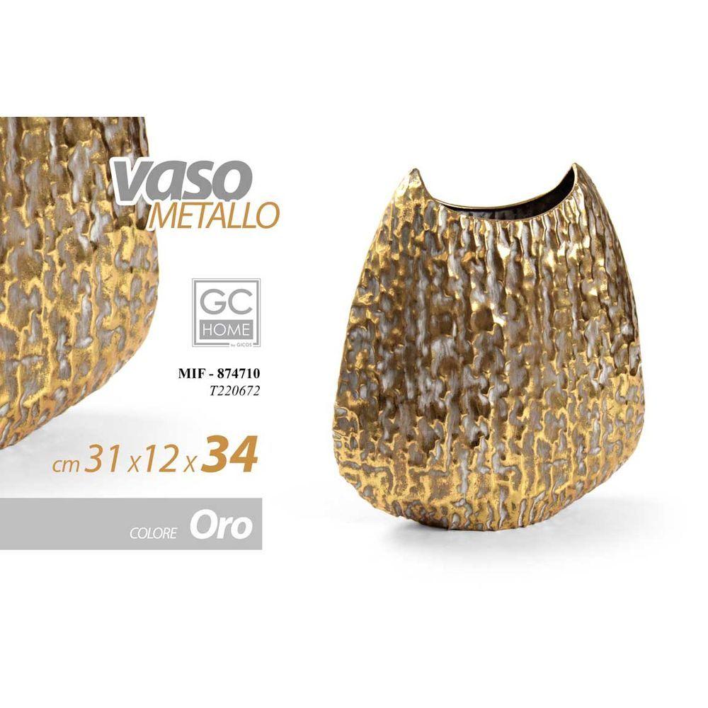 Mif/Vaso Metal C.Oro 31*12*34Cm T220672