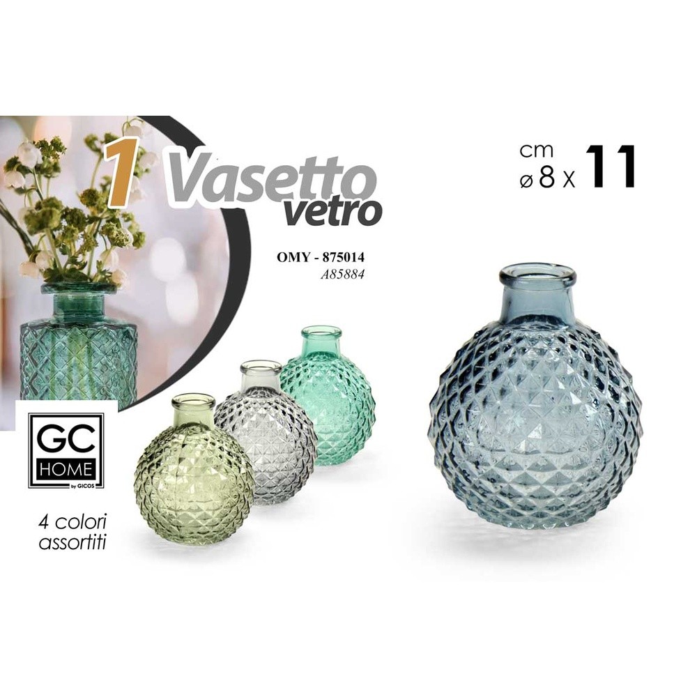 Omy/Vaso Vetro As 8*11Cm A85884