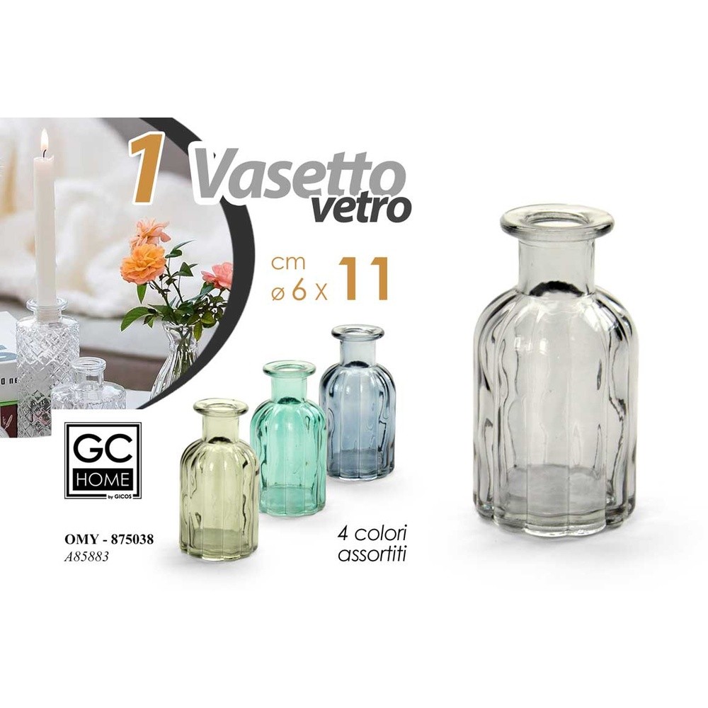 Omy/Vaso Vetro As 6*11Cm A85883