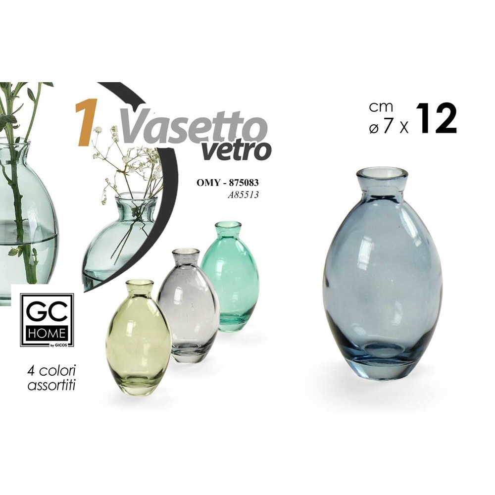 Omy/Vaso Vetro As 7*12Cm A85513