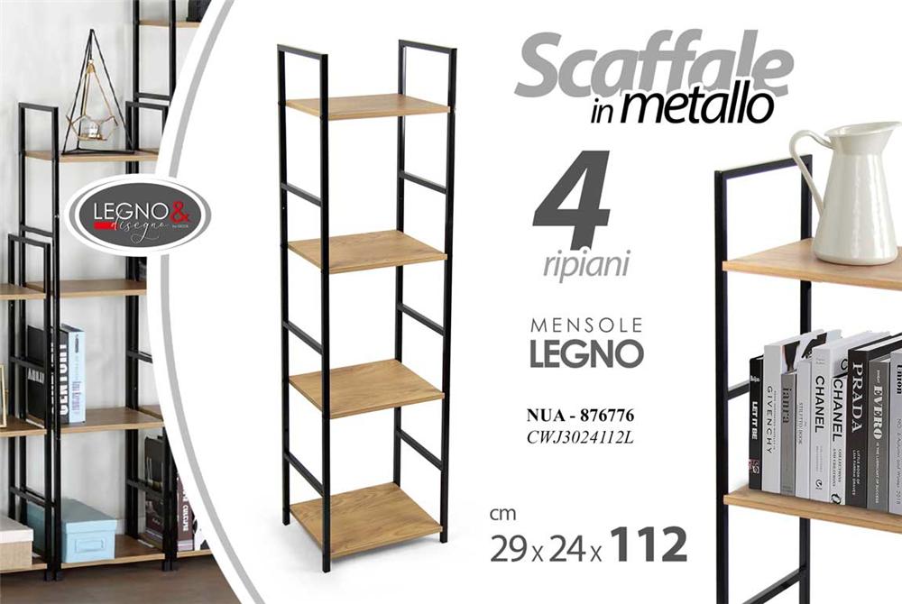 Nua/Scaffale 4Rip 29*24*112  Cwj3024112L