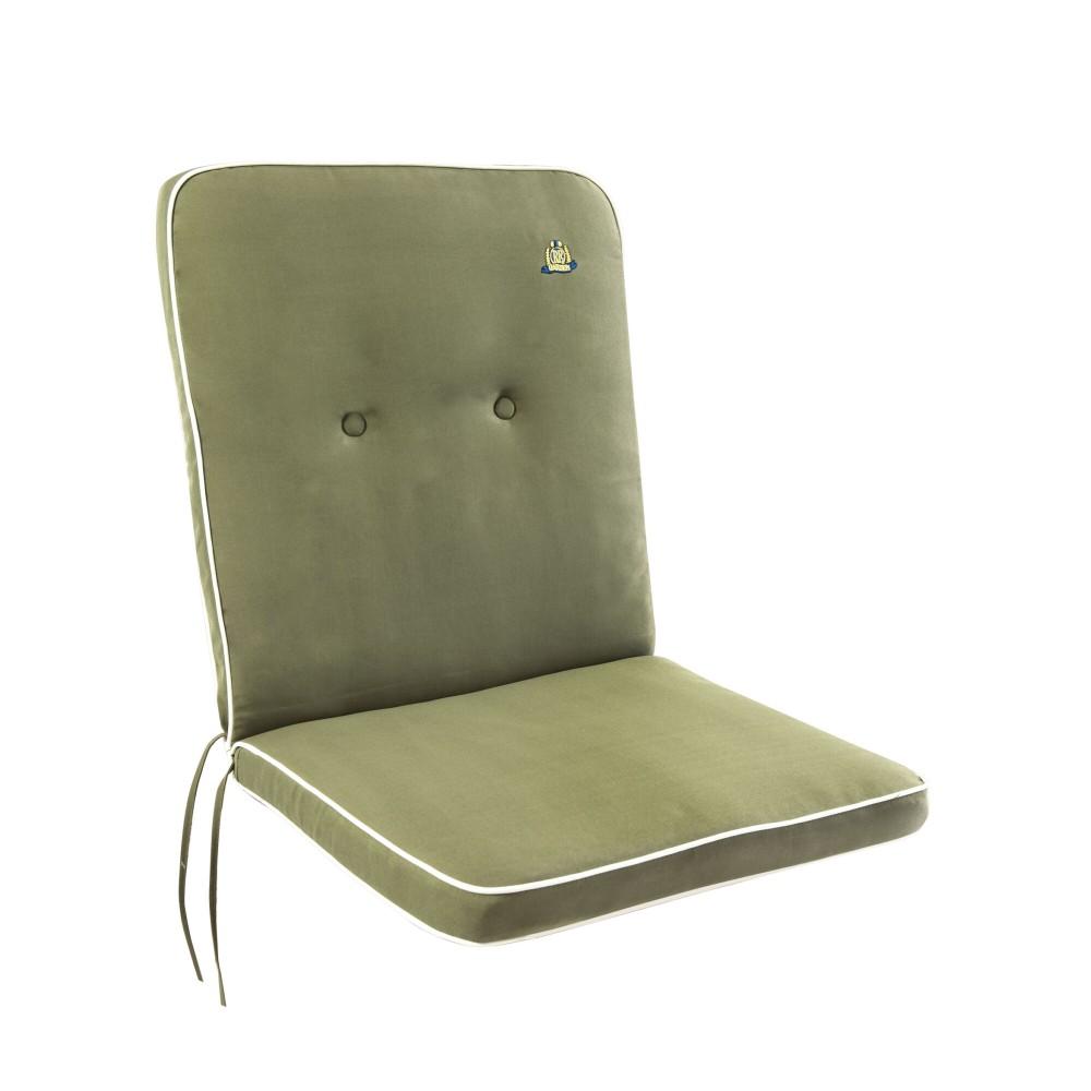 Poltrona Bassa  95 (53+42 ) X 48 Liberty Verde Primavera - Verde - Cuscini Giardino | Mikasa