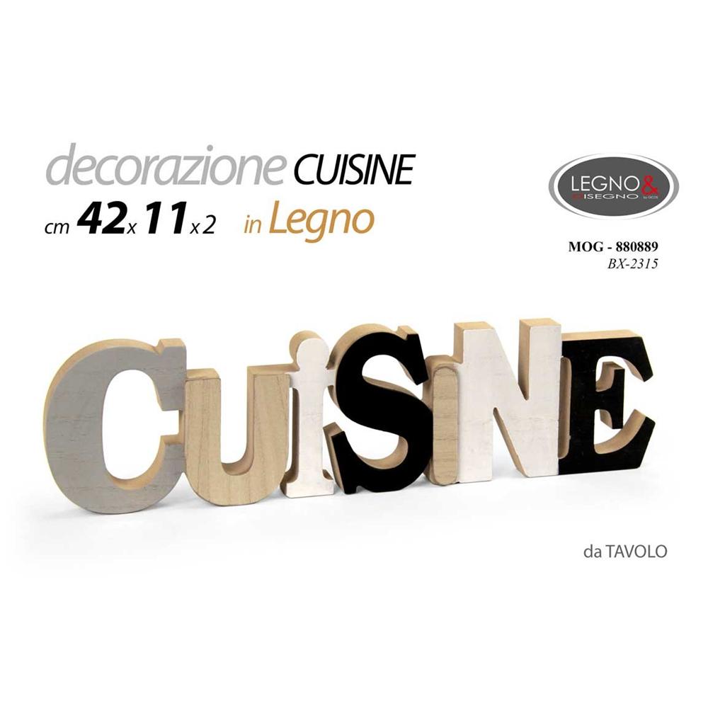 Mog/Frase Cuisine 42*11*2Cm Bx2315 - Legno - Scritte | Mikasa