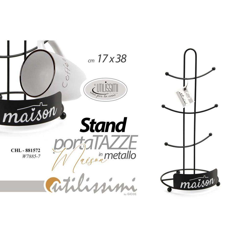 Chl/P.Mug Maison 17*17*38Cm W7885-7 - Nero - Complementi Cucina | Mikasa