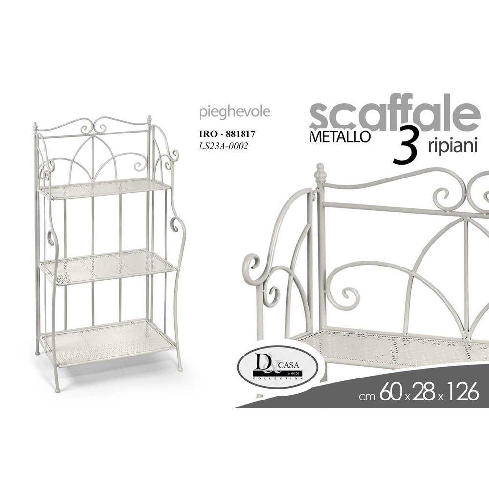 Iro/Scaffale A 3 60*28*126Cm Ls23A0002 - Entratine & Angoliere | Mikasa