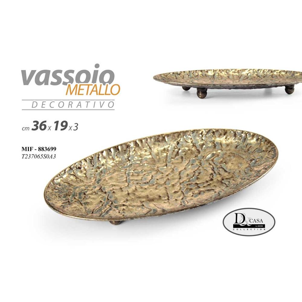 Mif/Vassoio C/Or Met 36*19*3 T237065S0A3
