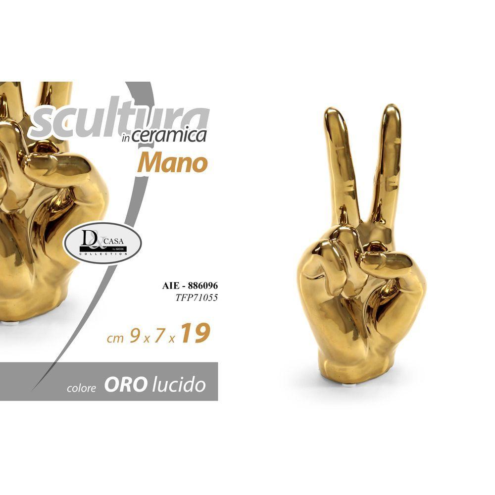 Aie/Mano Decorat C/Oro 9*7*19 Tfp71055 - Oro - Oggettistica | Mikasa