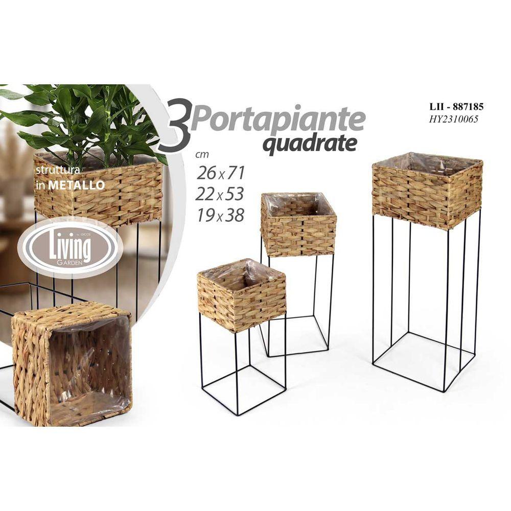 Lii/Porta PIante Piccolo 19*19*38CM 892776 Hy2310065