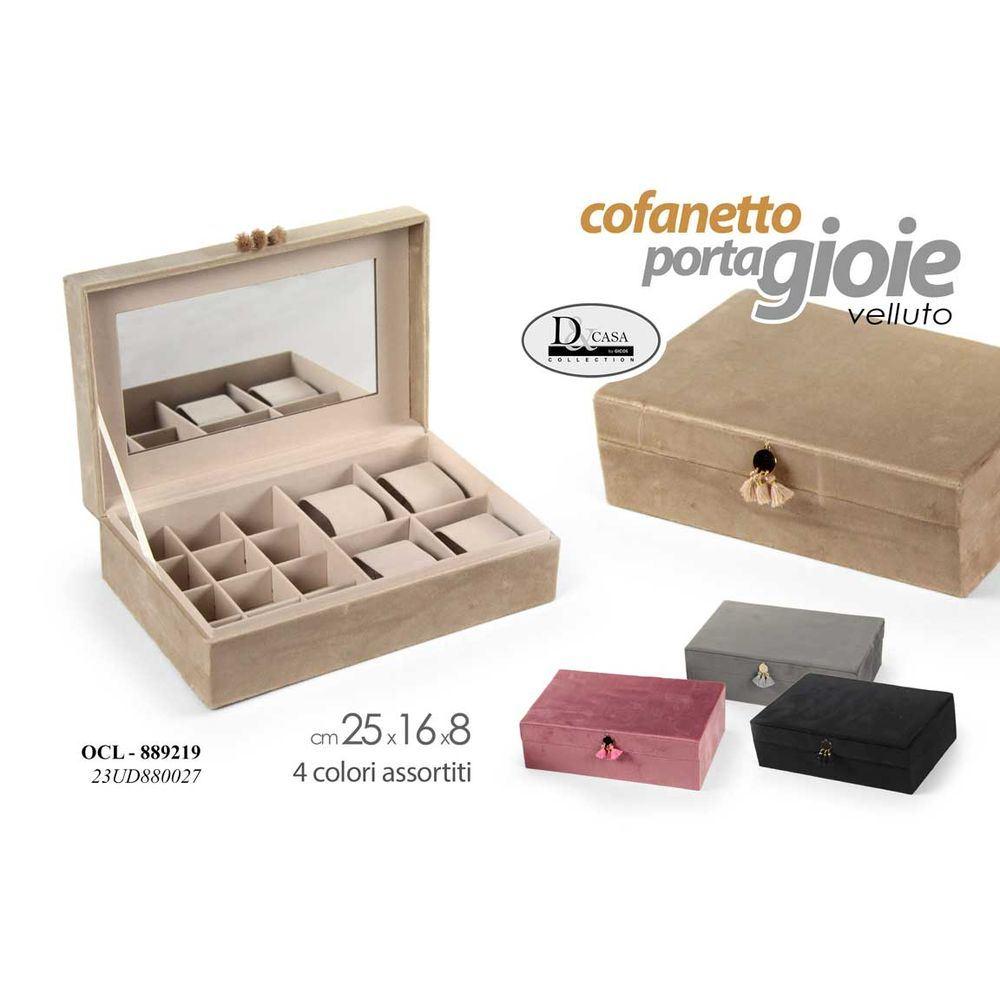 Ocl/P.Gioie Rett As 25*16*8 23Ud880027 - Velluto - Porta Gioie | Mikasa