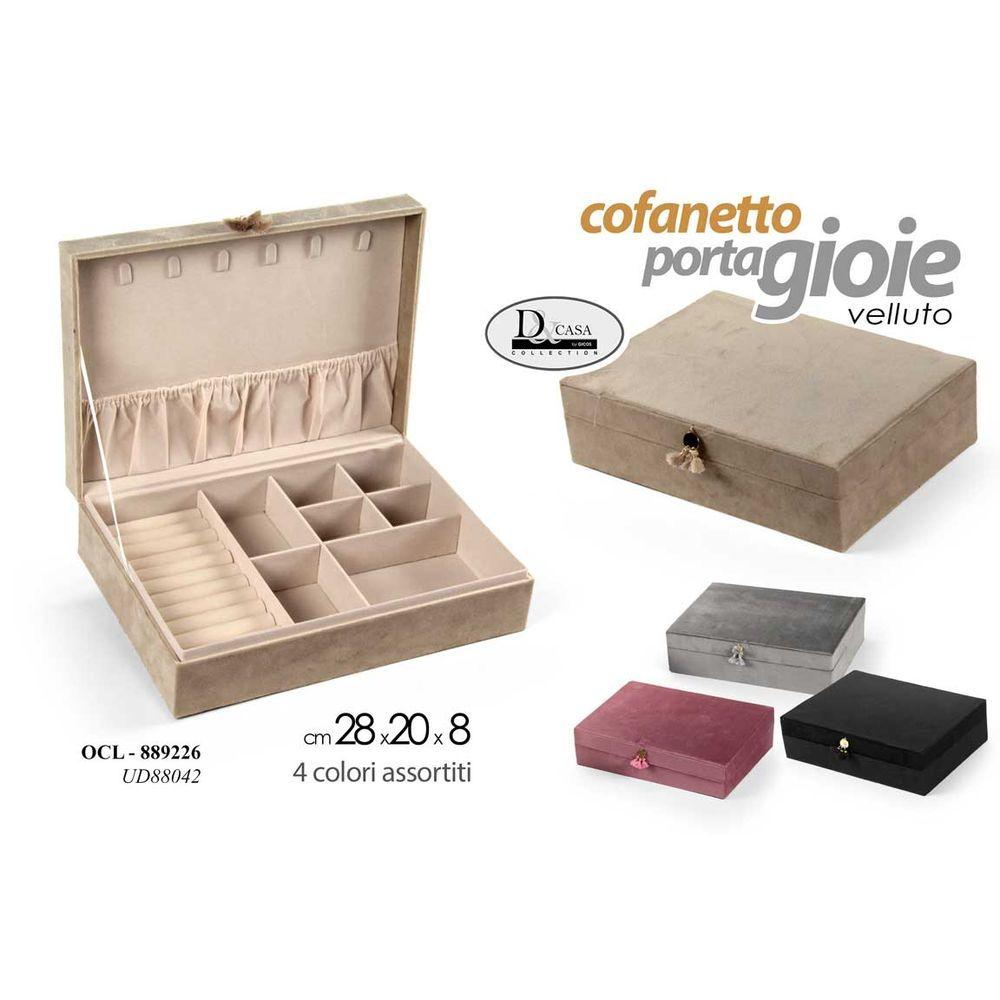 Ocl/P.Gioie Ret As 28*20*8 23Ud88042 - Velluto - Porta Gioie | Mikasa