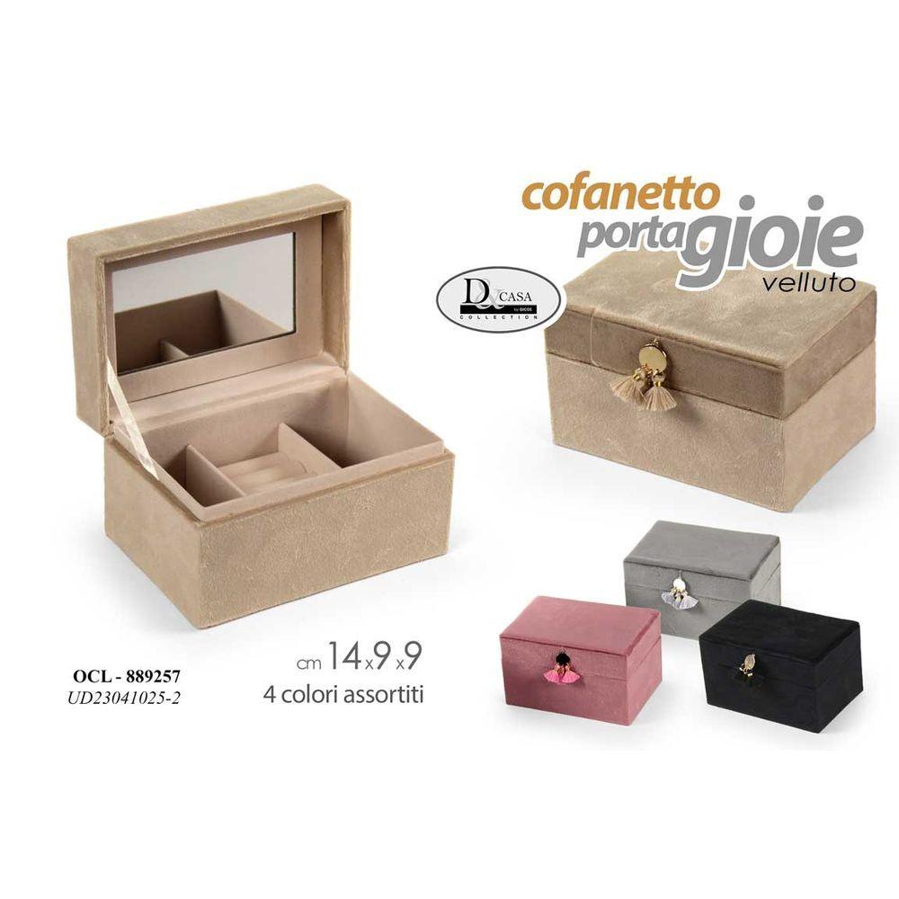 Ocl/P.Gioie Ret As 14*9*8,5 Ud23041025-2 - Velluto - Porta Gioie | Mikasa