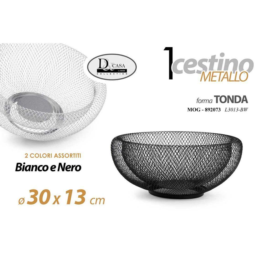 Mog/Cestino Ass Ferro 30*13,5Cm L3013Bw - Metallo Assortito - Centrini | Mikasa
