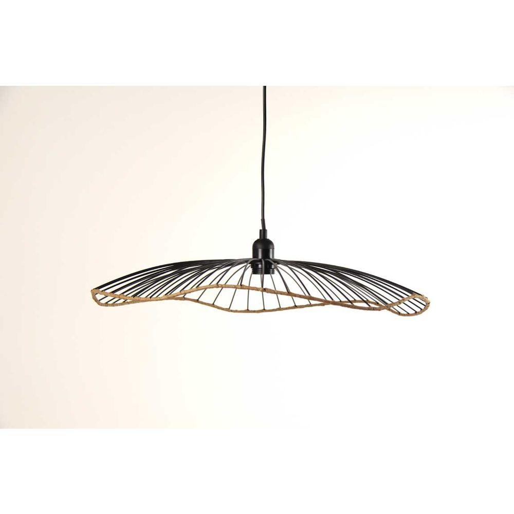Mog/Lampadario 56*56*16Cm 23B541 - Corda Nero - Lampadari | Mikasa
