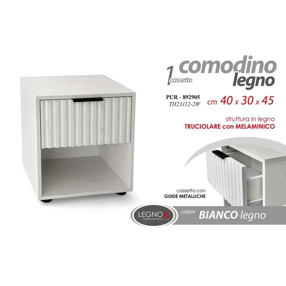 Pur/Comodin.Bco Gea 40*30*45 Th23112-2/W