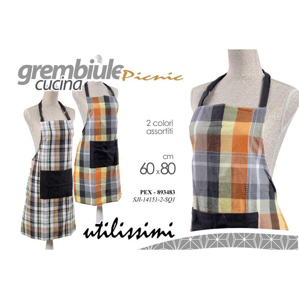 Pex/Grembiule Ass 60*80 Sji-14151/2-Sq1 - Tessuto Assortito - Grembiuli | Mikasa