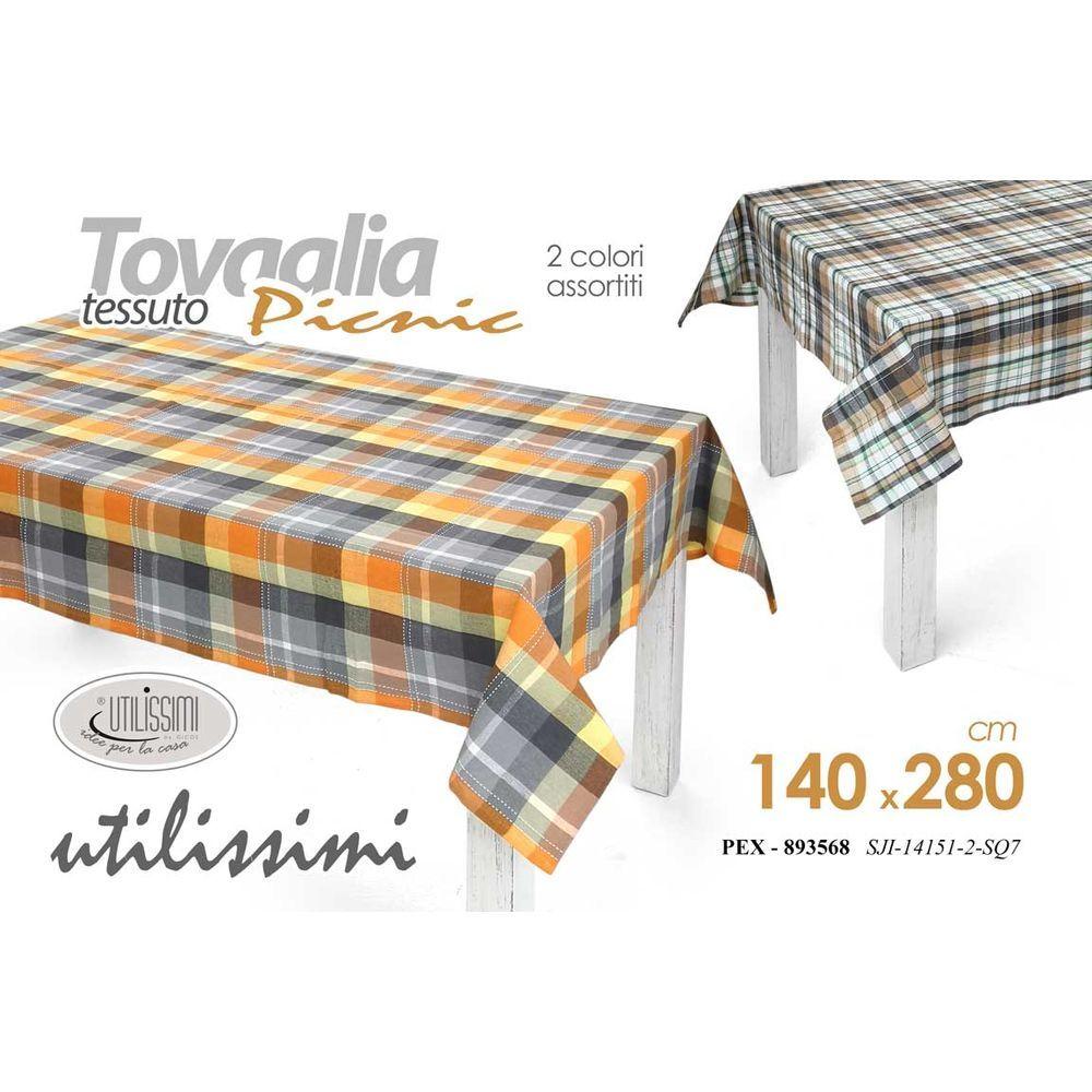 Pex/Tov.Cot.As 140*180Cm Sji-14151/2-Sq7 - Cotone - Tovaglie | Mikasa