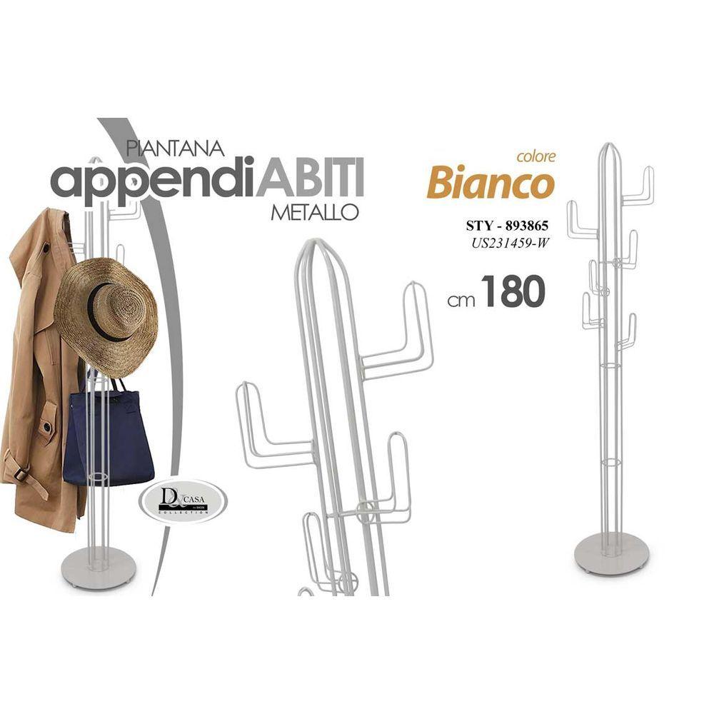 Sty/Appendiab Fer Bian 35*180,Us231459-W - Metallo Bianco - Appendiabiti | Mikasa