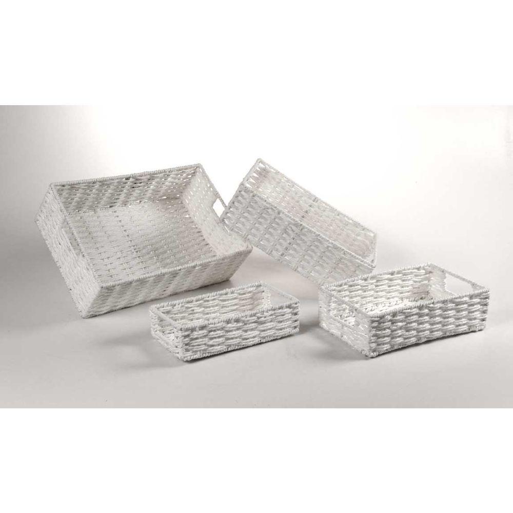 Cestino (Ferro,Fibradicarta)33*22*11Cm 895364