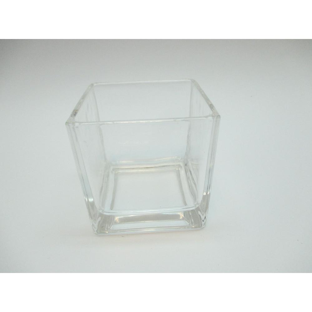 P.Candela Quadrato Cristallo H.7,5X7Cm