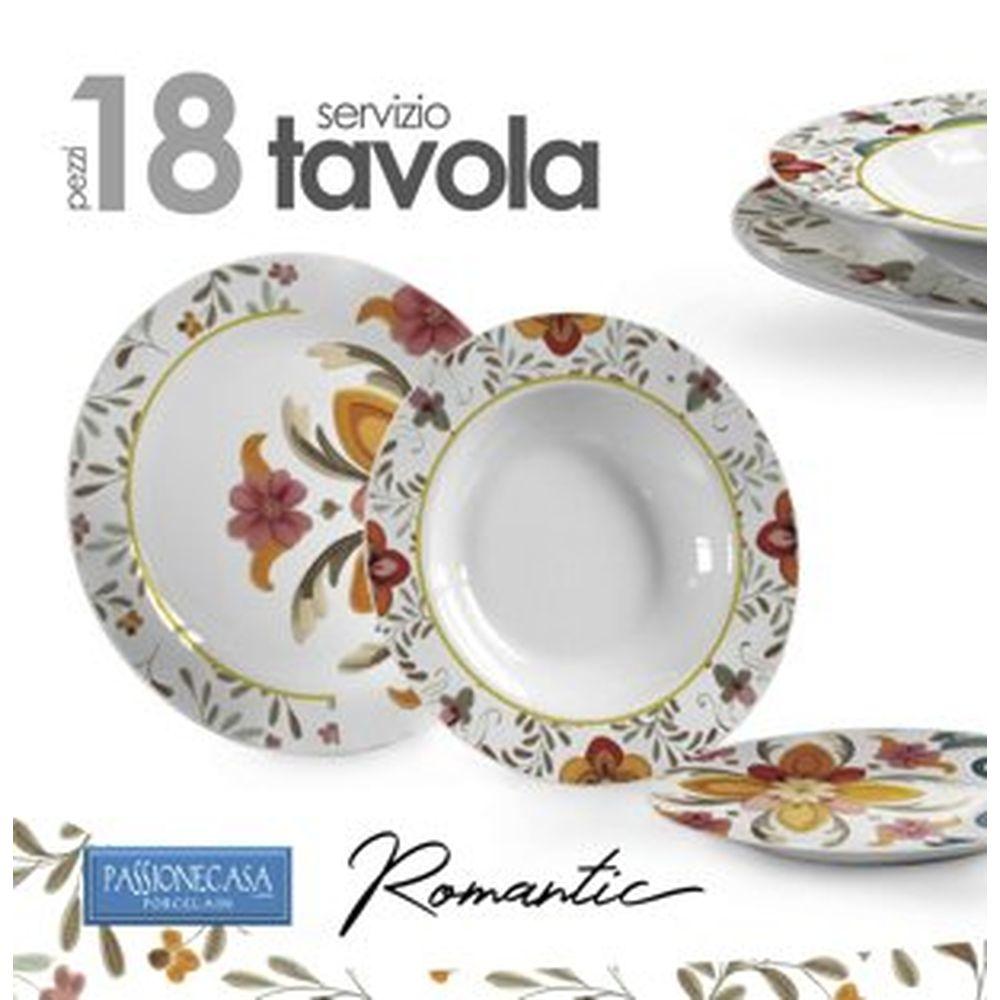 Eli/18Pz Tondo Rom           18-Romantic - Servizio Piatti | Mikasa