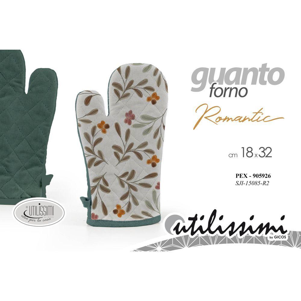 Pex/Guanto Romantic 18*32 Sji-15085-R2 - Tessuto Verde - Guanti | Mikasa