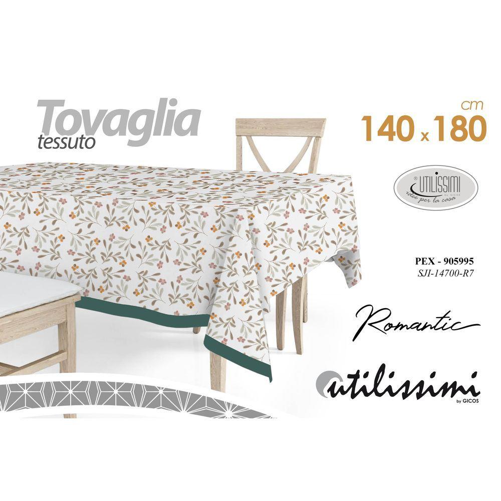 Pex/Tovaglia Romant 140*180 Sji-15085-R7 - Tessuto Verde - Tovaglie | Mikasa
