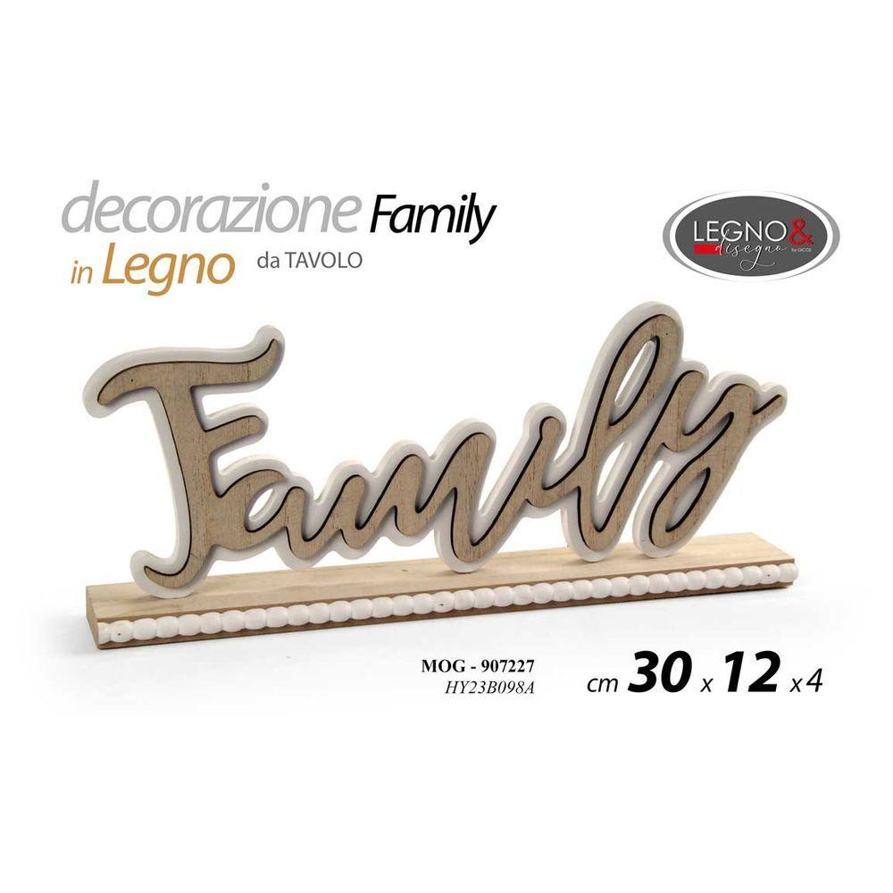 Mog/Frase Family 29,5*4*12,2 Hy23B098A - Legno - Scritte | Mikasa