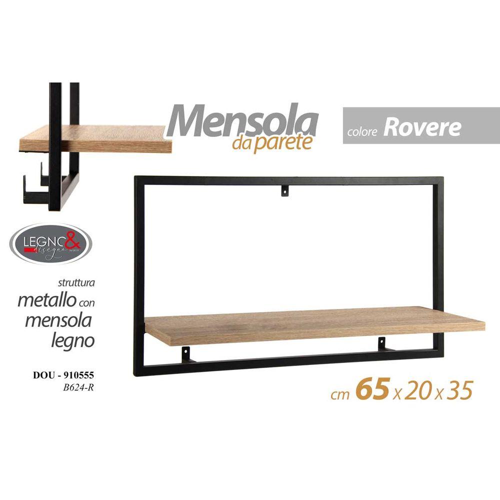 Dou/Mensola Rov.S.Ner 65*20*35 B624-0627 - Mensole, Scaffali & Ripiani | Mikasa