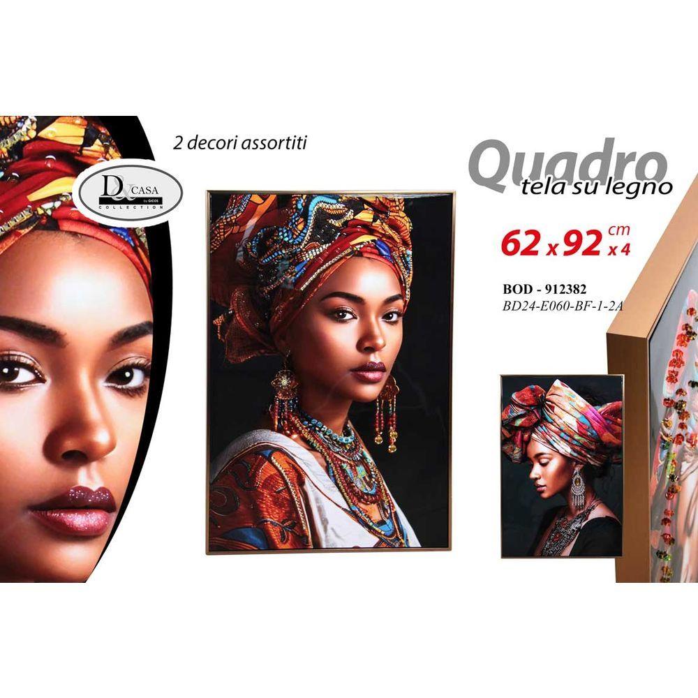 Bod/Quadro Ass 62*92*4 Bd24E060Bf-1-2A - Tela Assortito - Quadri | Mikasa