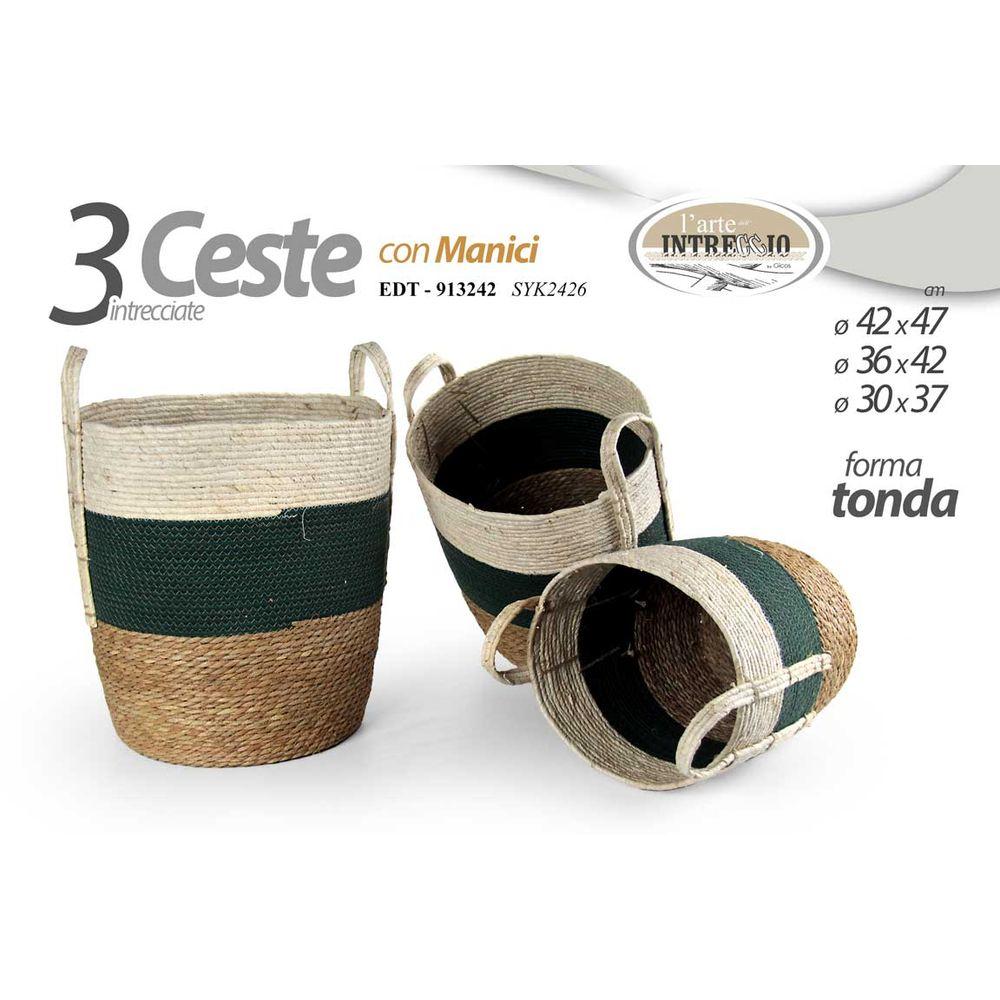 Edt/S/3 Ceste C/Manici Verdi     Syk2426