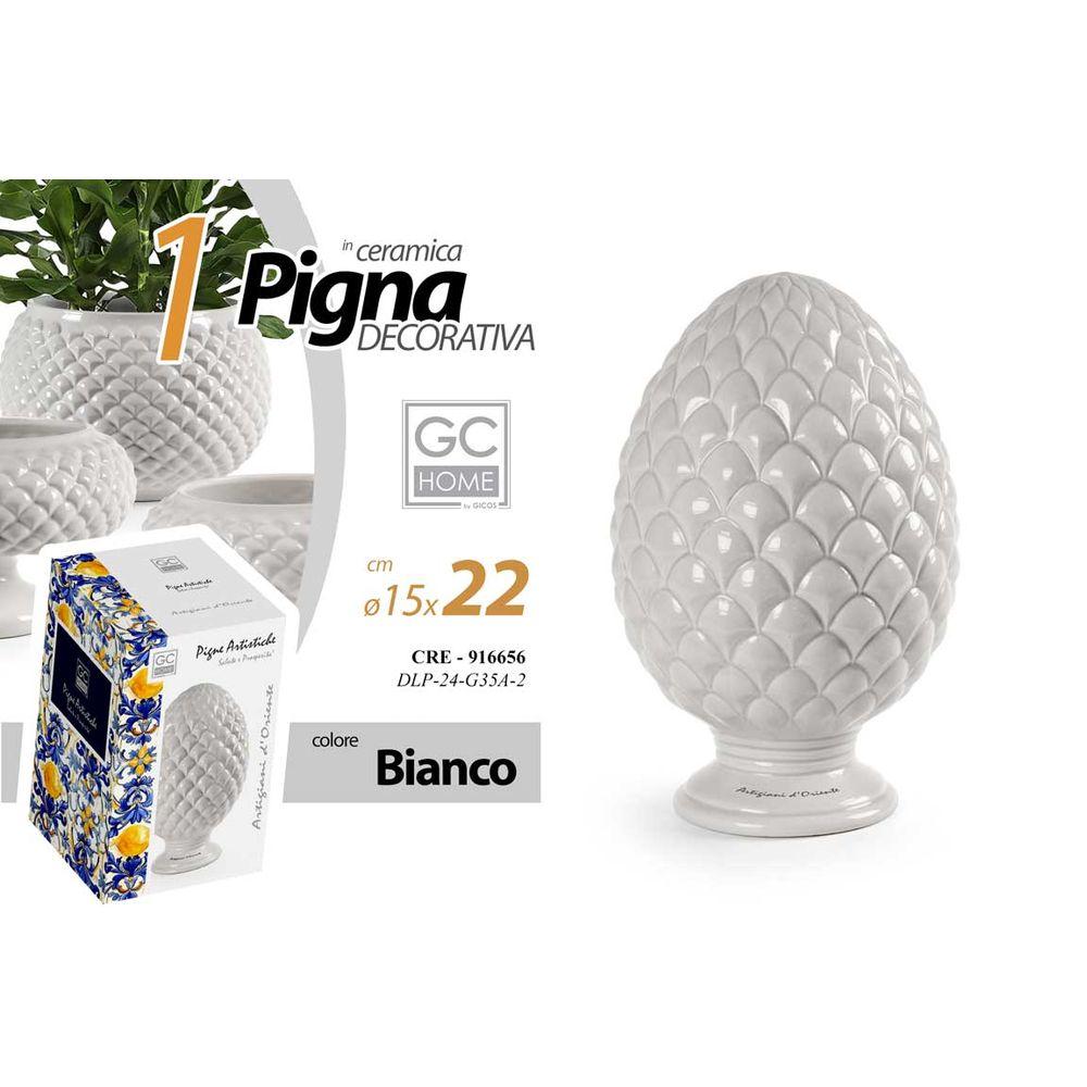 Cre/Pigna Bnc Cer 14,7*22,5  Dlp24G35A-2 - Bianco - Pigne | Mikasa