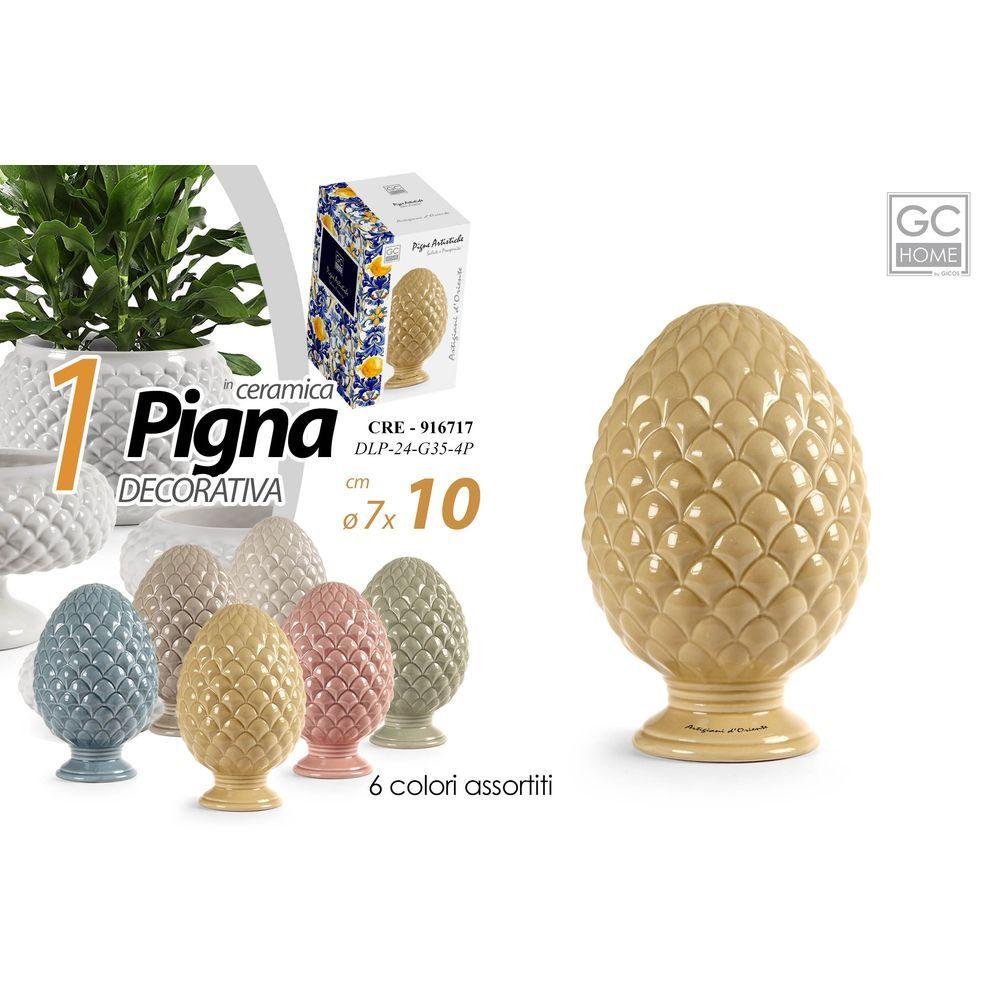 Cre/Pigna Ass 6,6*6,6*9,6 Dlp24G35-4P - Assortito - Pigne | Mikasa