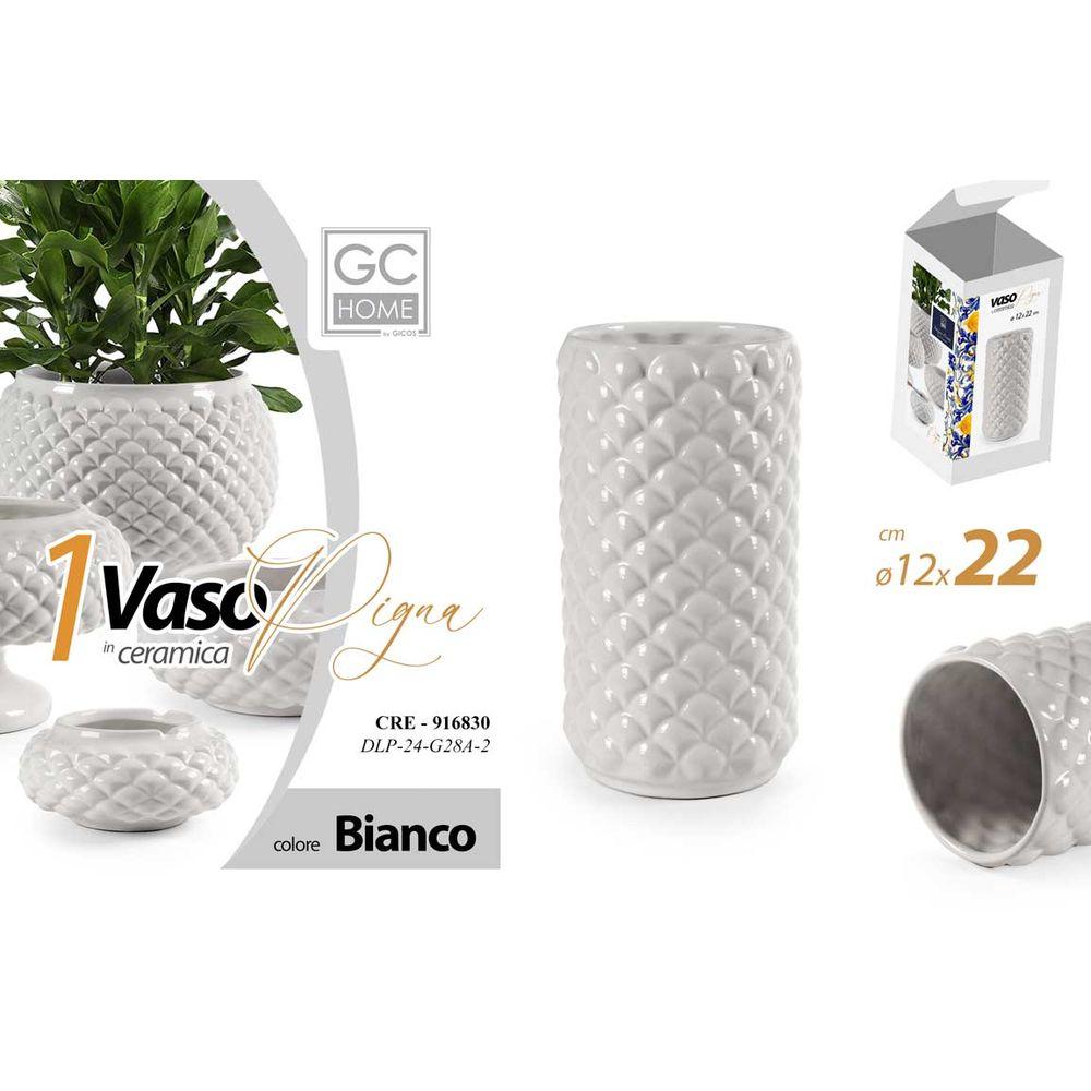 Cre/Vaso Bco Pigna 12*22     Dlp24G28A-2