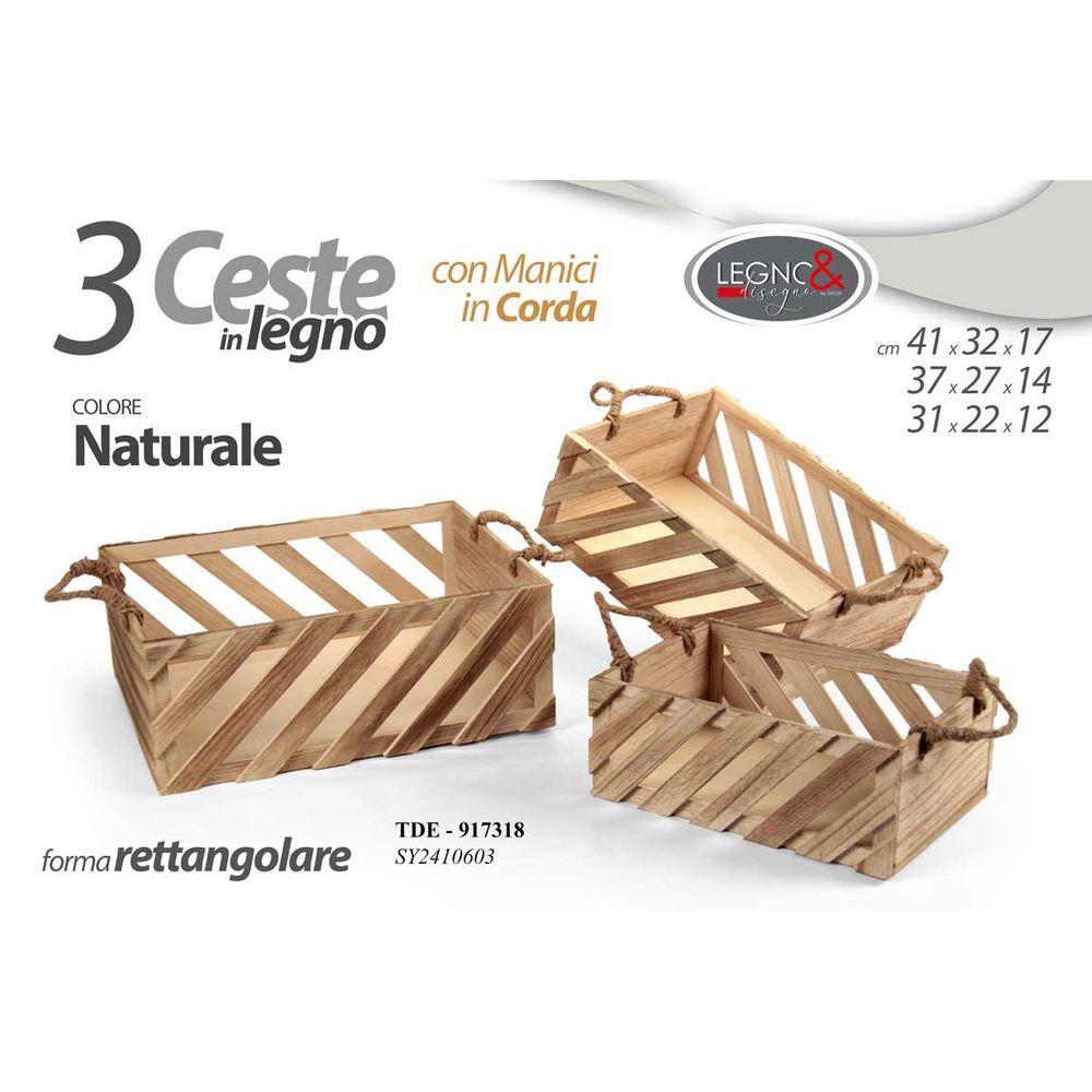 Tde/Cassetta Naturale Grande 41*32*17Cm 923890 Sy2410603