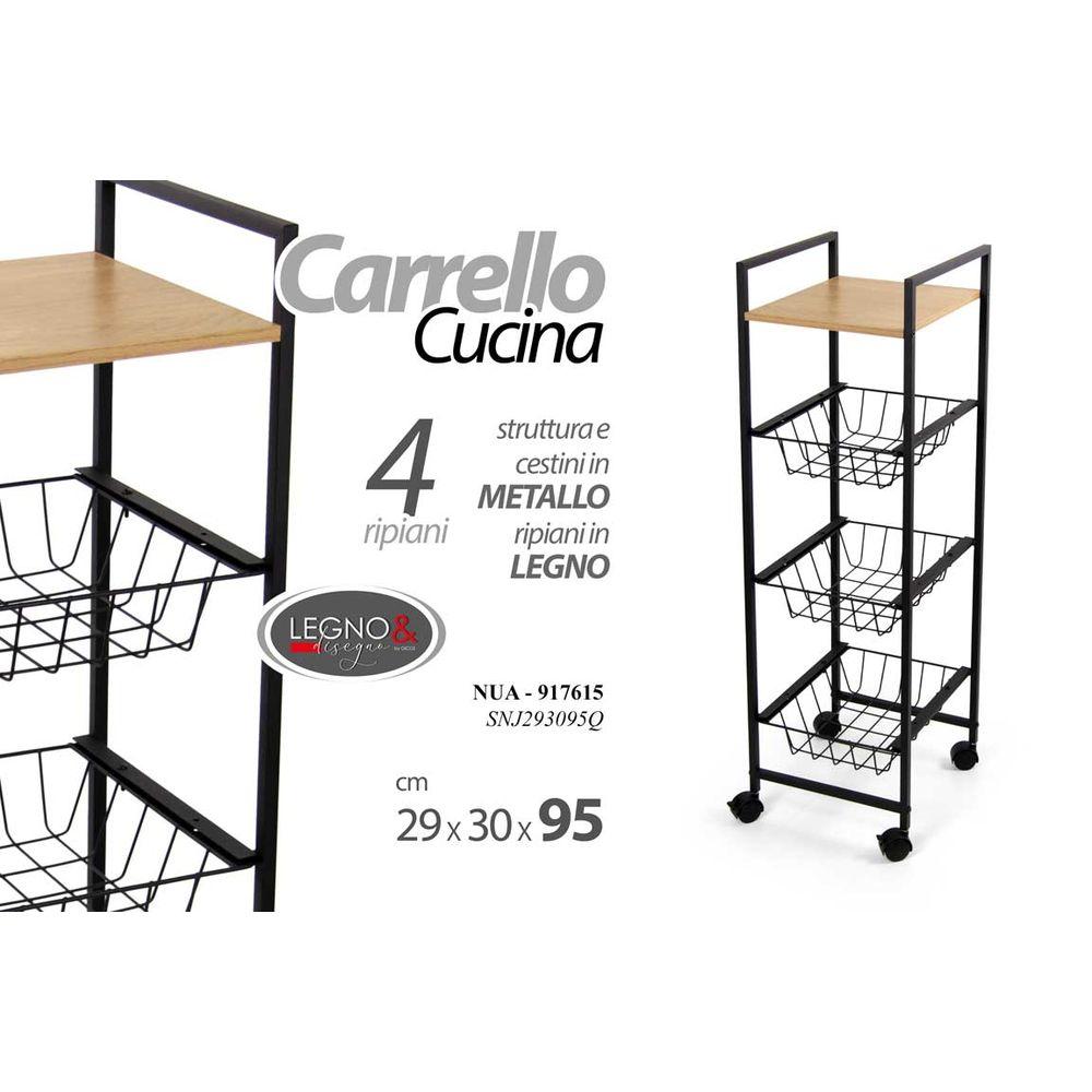 Nua/Carrello Cuc.4R 29*30*95  Snj293095Q