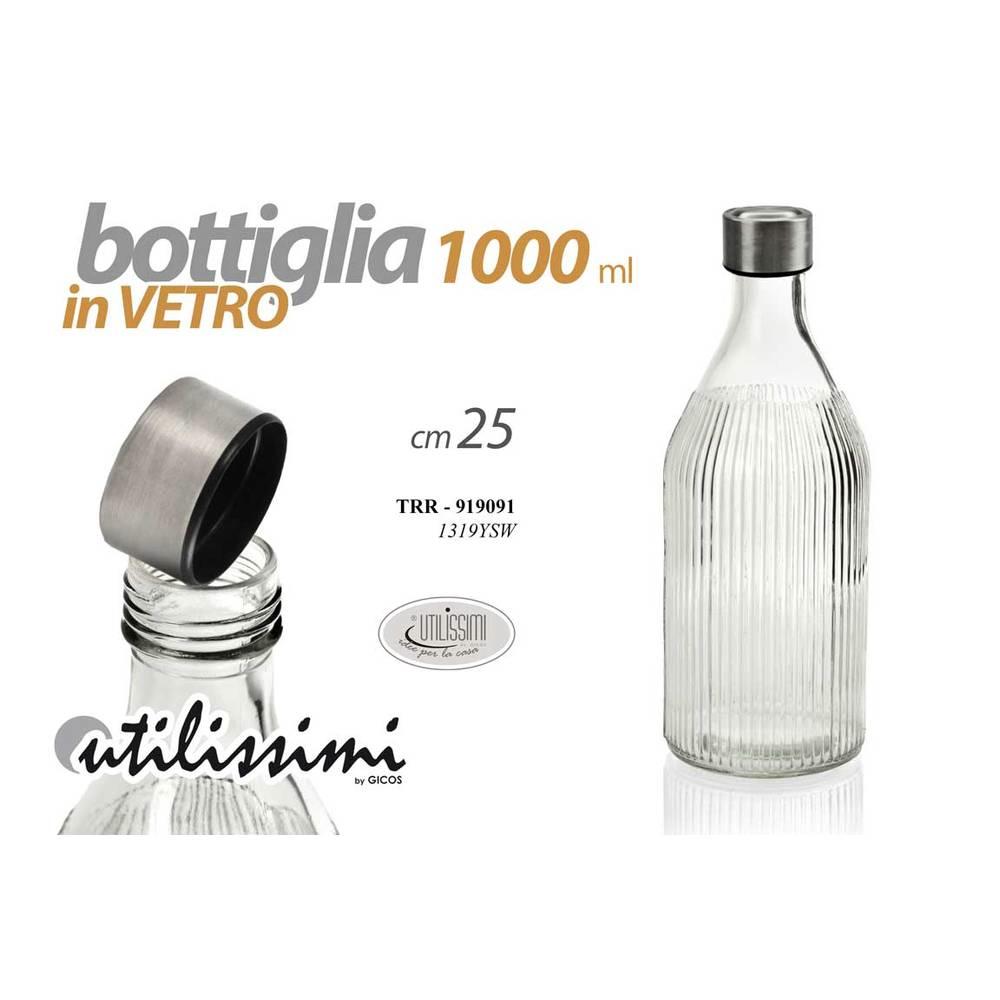 Trr/Bottiglia Vetro 1Lt 10*10*25 1319Ysw - Vetro - Bottiglia Per Fragranze | Mikasa