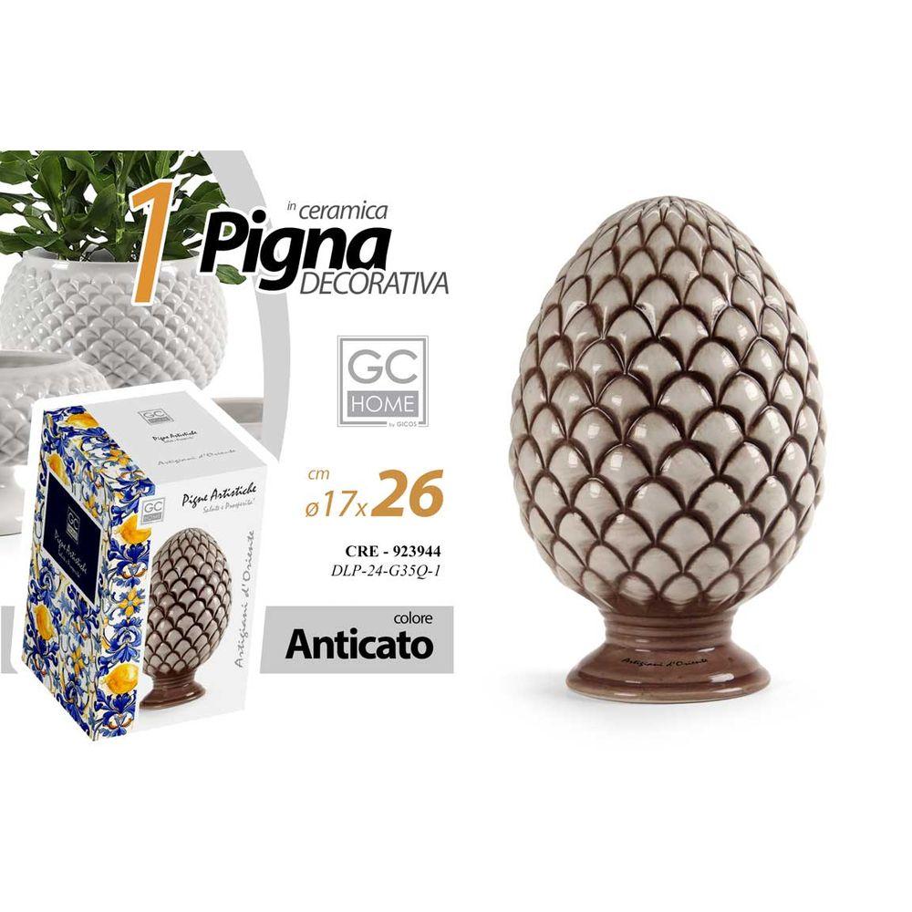 Cre/Pigna Anticato 17*17*26  Dlp24G35Q-1 - Tortora - Pigne | Mikasa