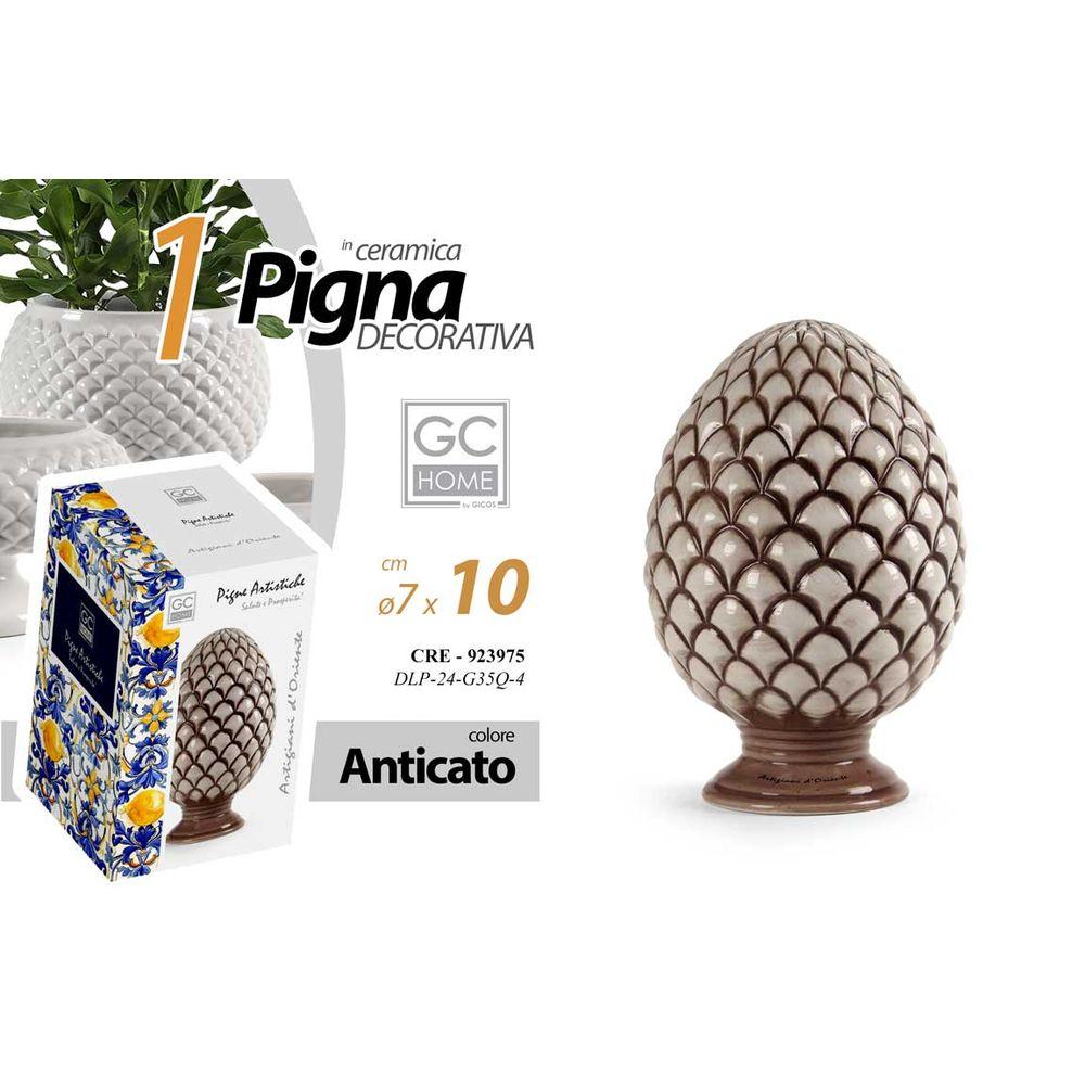 Cre/Pigna Anticato 6,6*9,6   Dlp24G35Q-4 - Tortora - Pigne | Mikasa