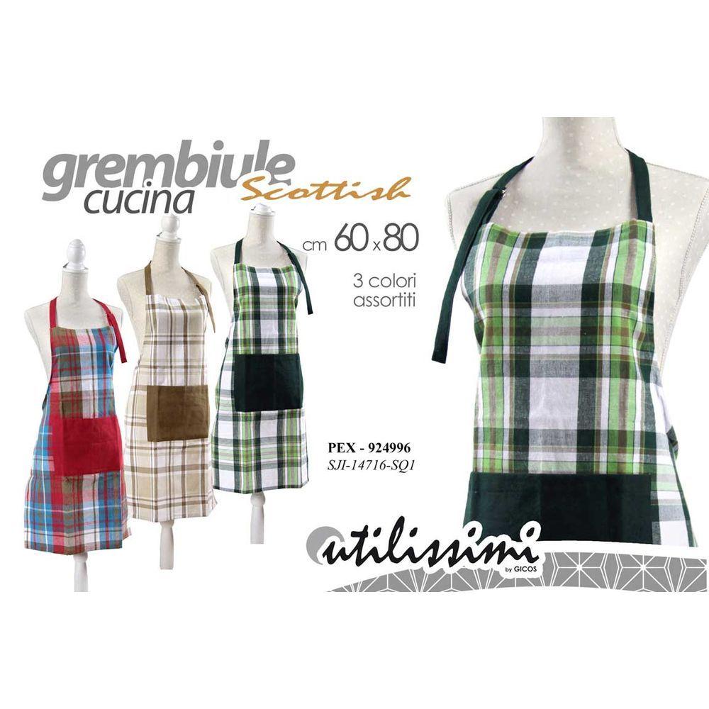 Pex/Grembiule Ass 60*80 Sji-14716-Sq1 - Assortito - Grembiuli | Mikasa