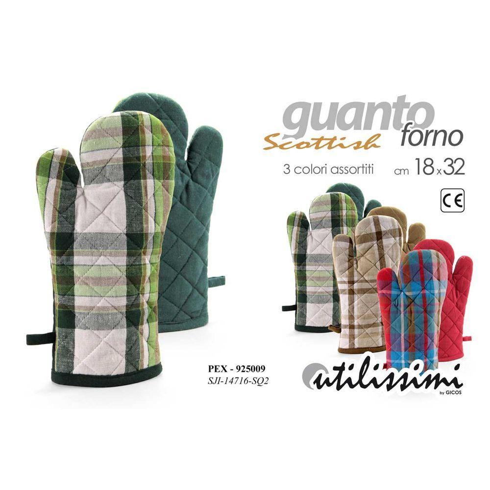 Pex/Guanto Cot.Ass 18*32 Sji-14716-Sq2 - Assortito - Guanti | Mikasa