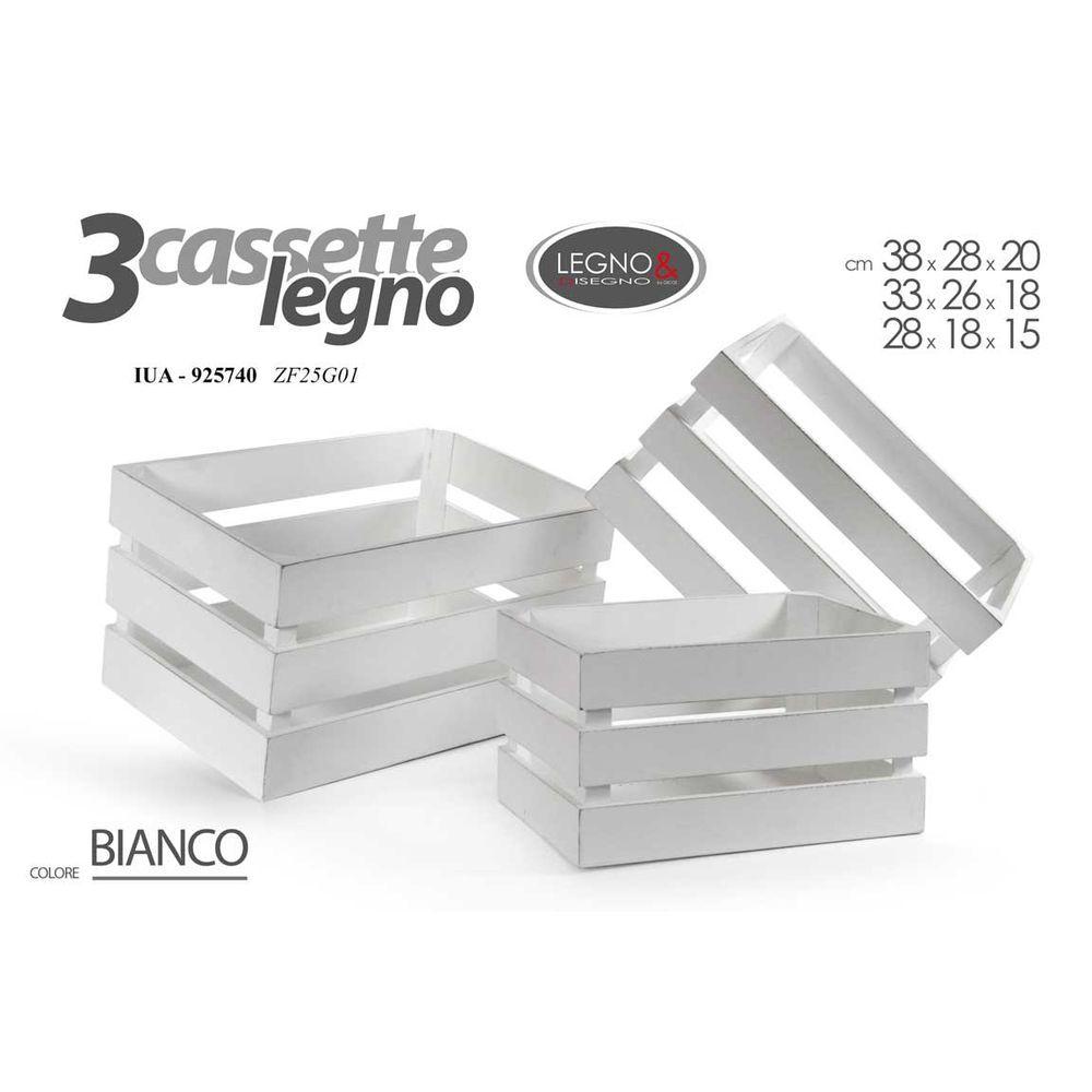Cassetta Legno 28*18*15Cm 928741 - Legno - Cassette | Mikasa