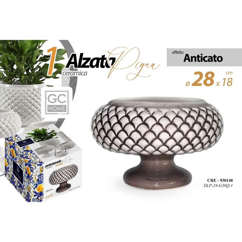 Cre/Alzata Pigna Antic 28*18 Dlp24G30Q-1 - Centrini | Mikasa