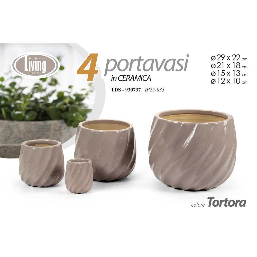 Tds/S4 Cachepot Beig 29/22/15/9 Ip25-035