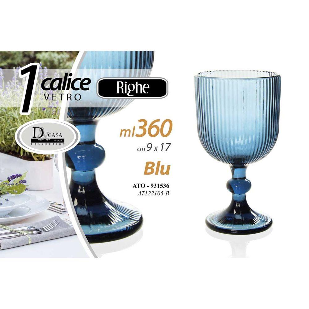 Ato/Calice Rig.360Ml Blu 9*17 At122105-B